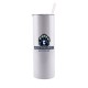 GMS Paw 20oz Stainless Steel Tumbler with Straw & Lid