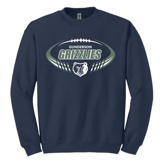 Gunderson Grizzlies football Heavy Blend™ Crewneck Sweatshirt Unisex