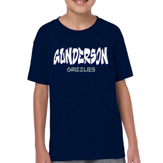 Gunderson Grizzlies Youth Tee 