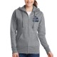 Women's Classic Full-Zip Hooded Sweatshirt Port & Company - Gunderson Bear